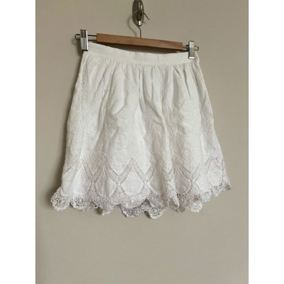 NWT GAP White Floral Skirt - Size 10 - Picture 2 of 9